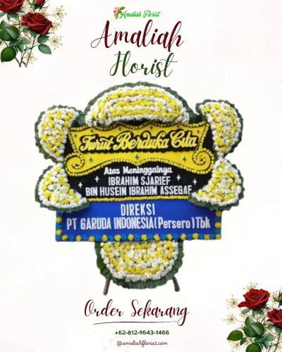 Papan Bunga Duka di Ciranggem